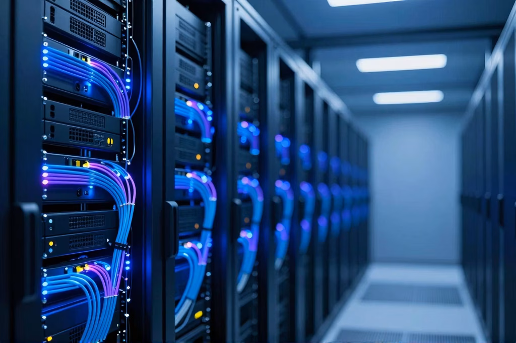 Infrastructure cloud et salle serveurs moderne pour heberger des applications web performantes